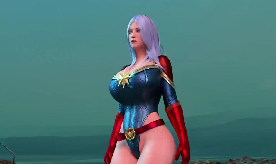 最新漫威大作3D同人复仇者联盟4欲望复仇者惊奇队长大战灭霸老子打个响指让你高潮[补录]